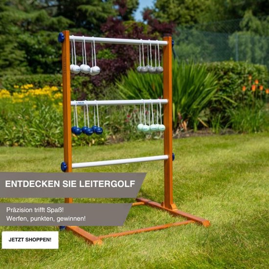 Ladder Golf Set - Houten frame met transporttas — afbeelding 2