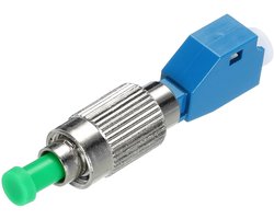 Optische adapter LC UPC - Fc/APC vrouwelijk - Simplex single-mode - Voor glasvezelcommunicatie, 1 stuk - m-winkel