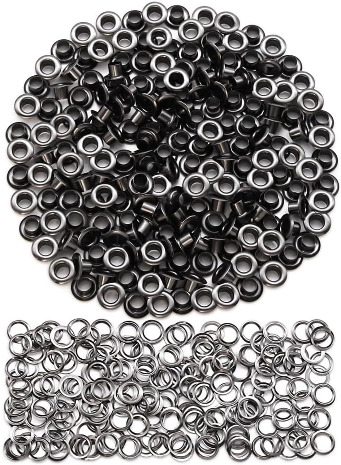 Oogjesset, 50-delige set met metalen ogen, oogje en grommet gereedschapsset, messing ogen in de set