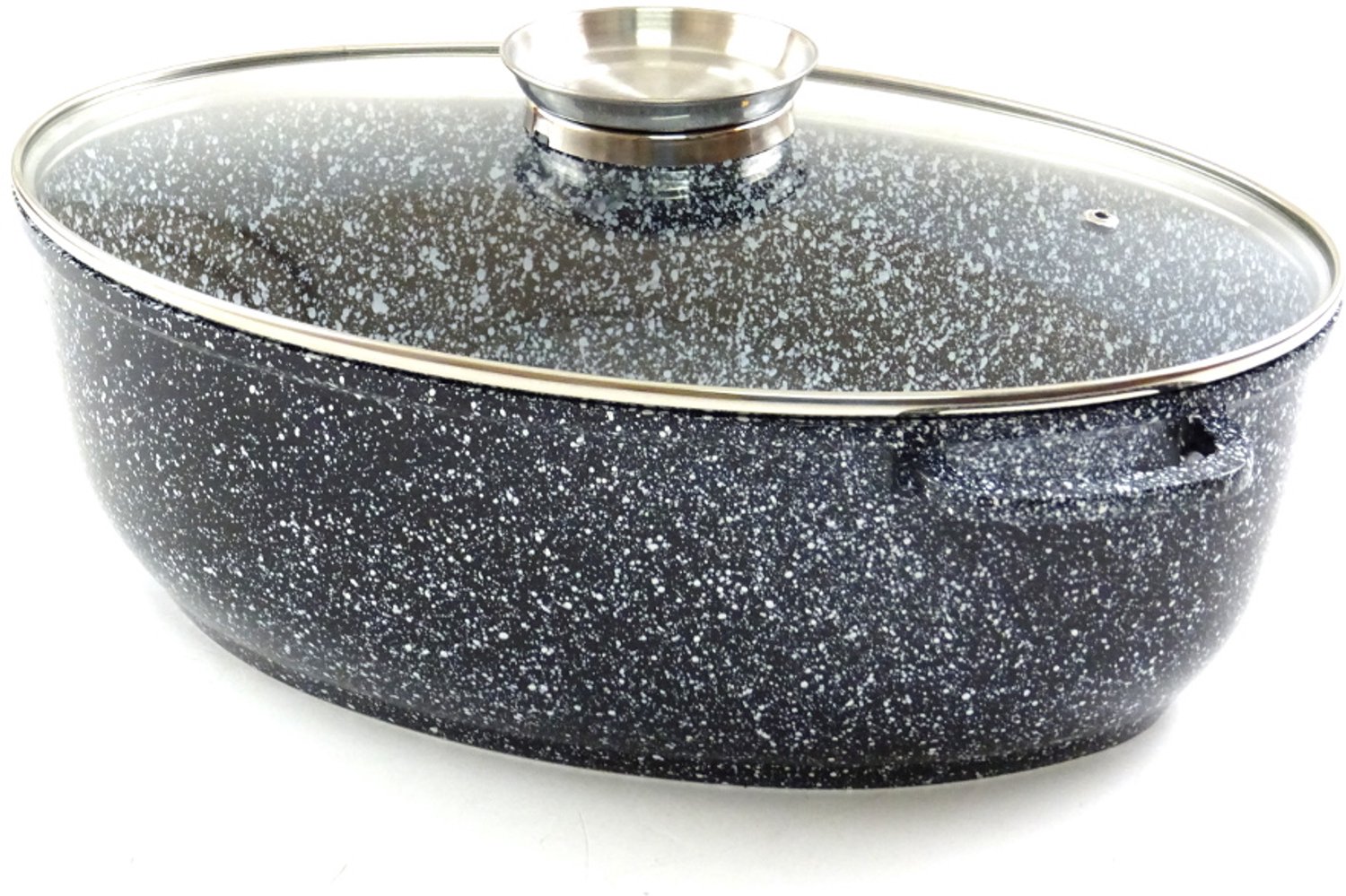 Ovale Braadpan met Marmercoating - 8L - Geschikt voor Inductie
