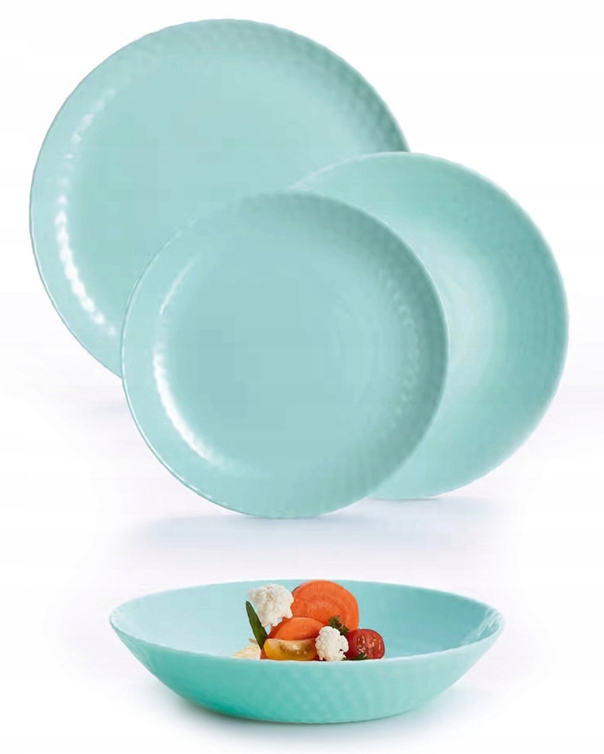 Luminarc Diwali Turkoois Servies Set 18 Delen voor 6 Personen