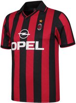 COPA - AC Milan 1996 - Retro Voetbalshirt - Heren - Zwart - Rood - XL