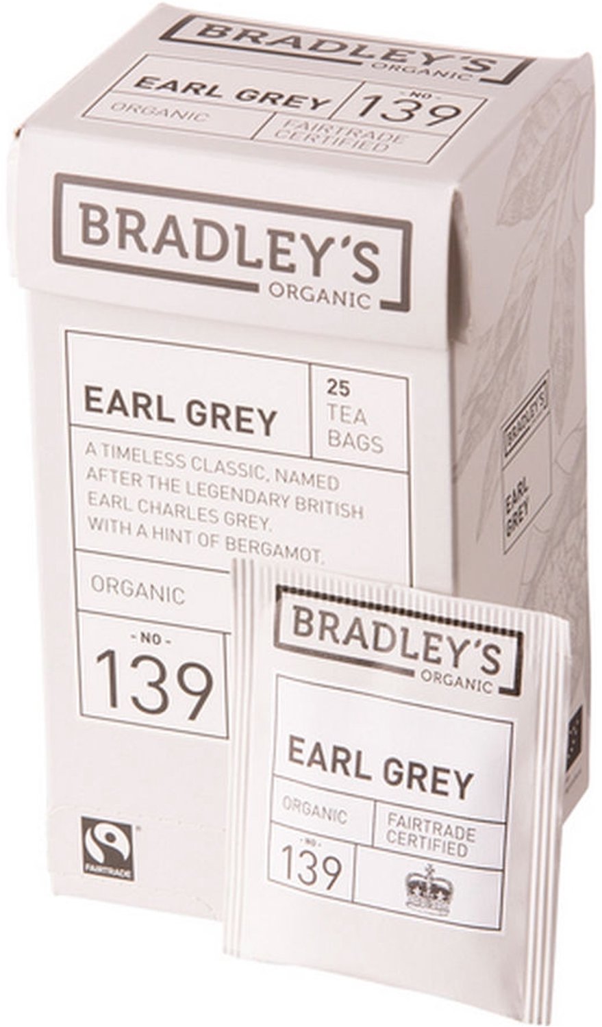 Bradley's | Organic | Earl Grey n.139 | 100 x 2 gram