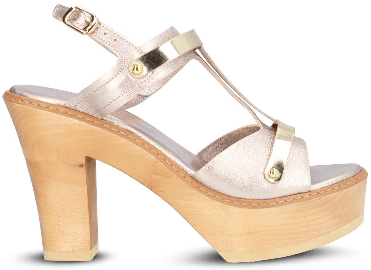 Jan Jansen - Floating Mirror - Dames - Sandalen - Goud