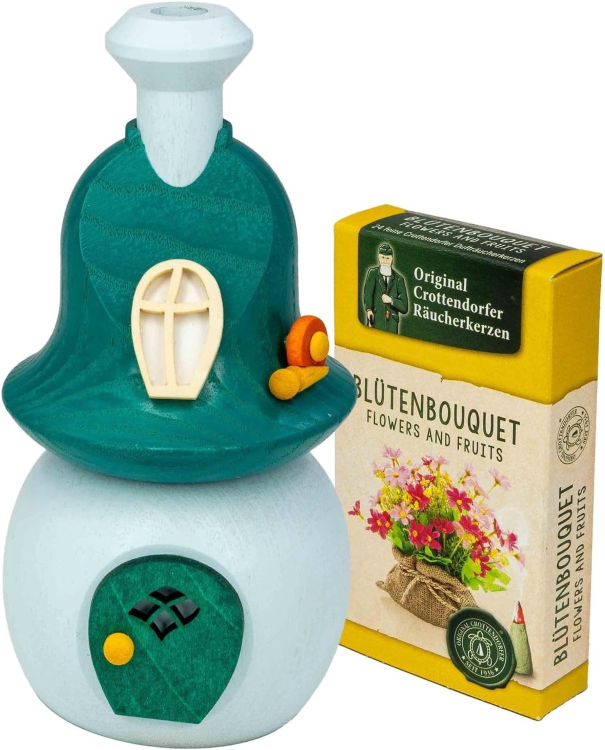Houten Rookhuisje Lente Zomer Herfst Snail 13cm