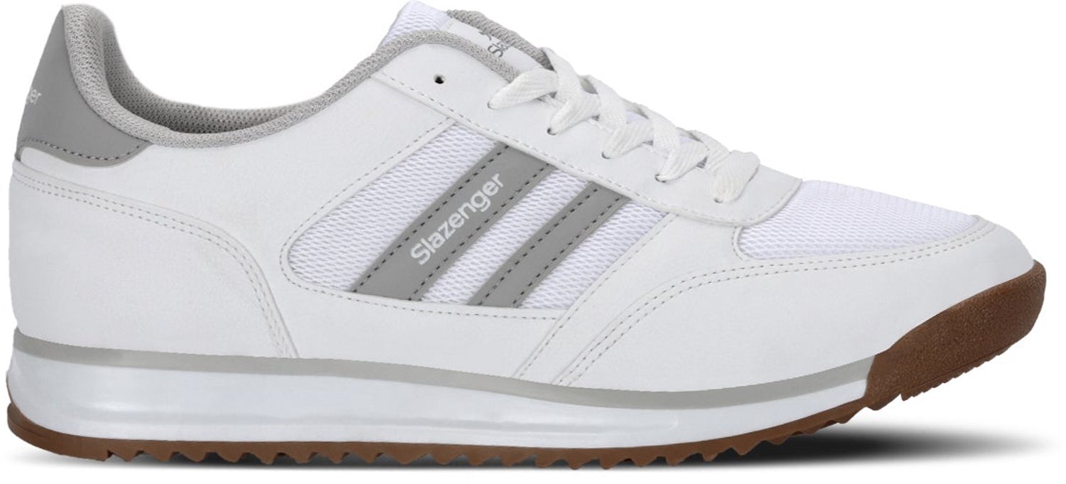 Slazenger Orvion Heren Sneakers - Wit / Grijs