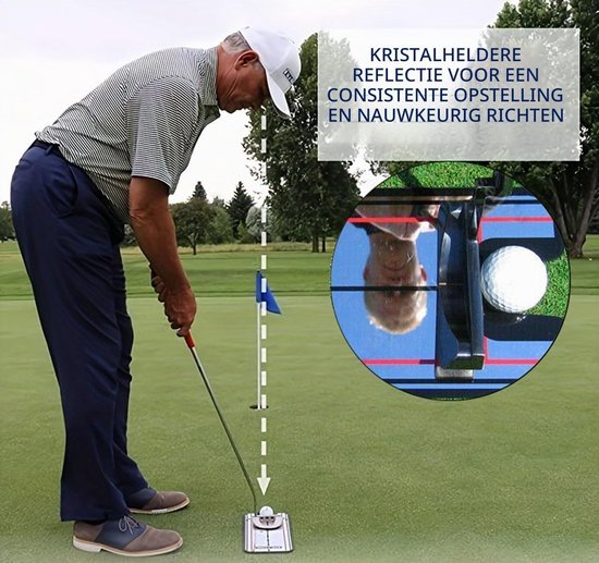 Golf Putting Trainer 30 x 14.5 cm - Spiegel Trainingstool voor Putten, Ideaal voor Beginners en Verbeter je Golftechniek met Putterlijn van GOLF — afbeelding 4