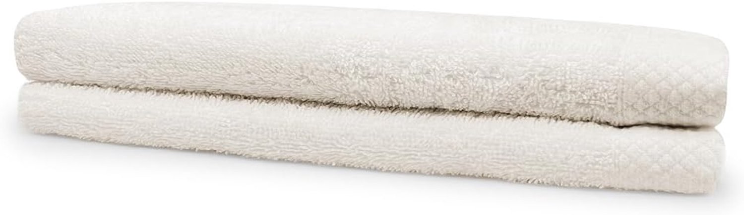 Terry handdoek 70x140cm - ivoorkleur - set van 2 - hoogwaardig comfort - Homevero