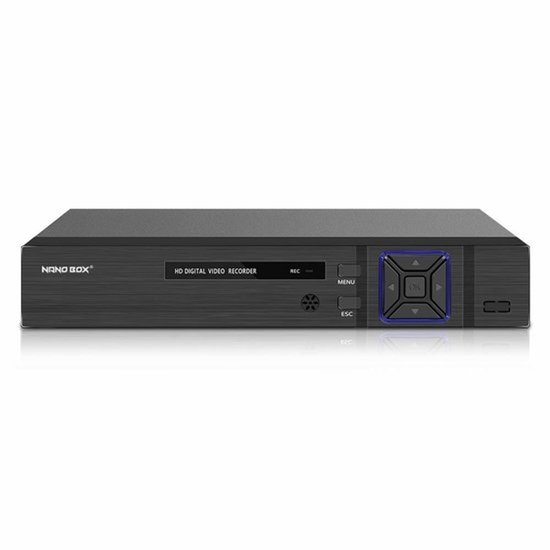 CCTV Beveiligingscamera Recorder - 8-kanaals Hybride DVR - 4 TB HDD Opslag - Ethernet Aansluiting - Voor Binnen En Buiten — afbeelding 5