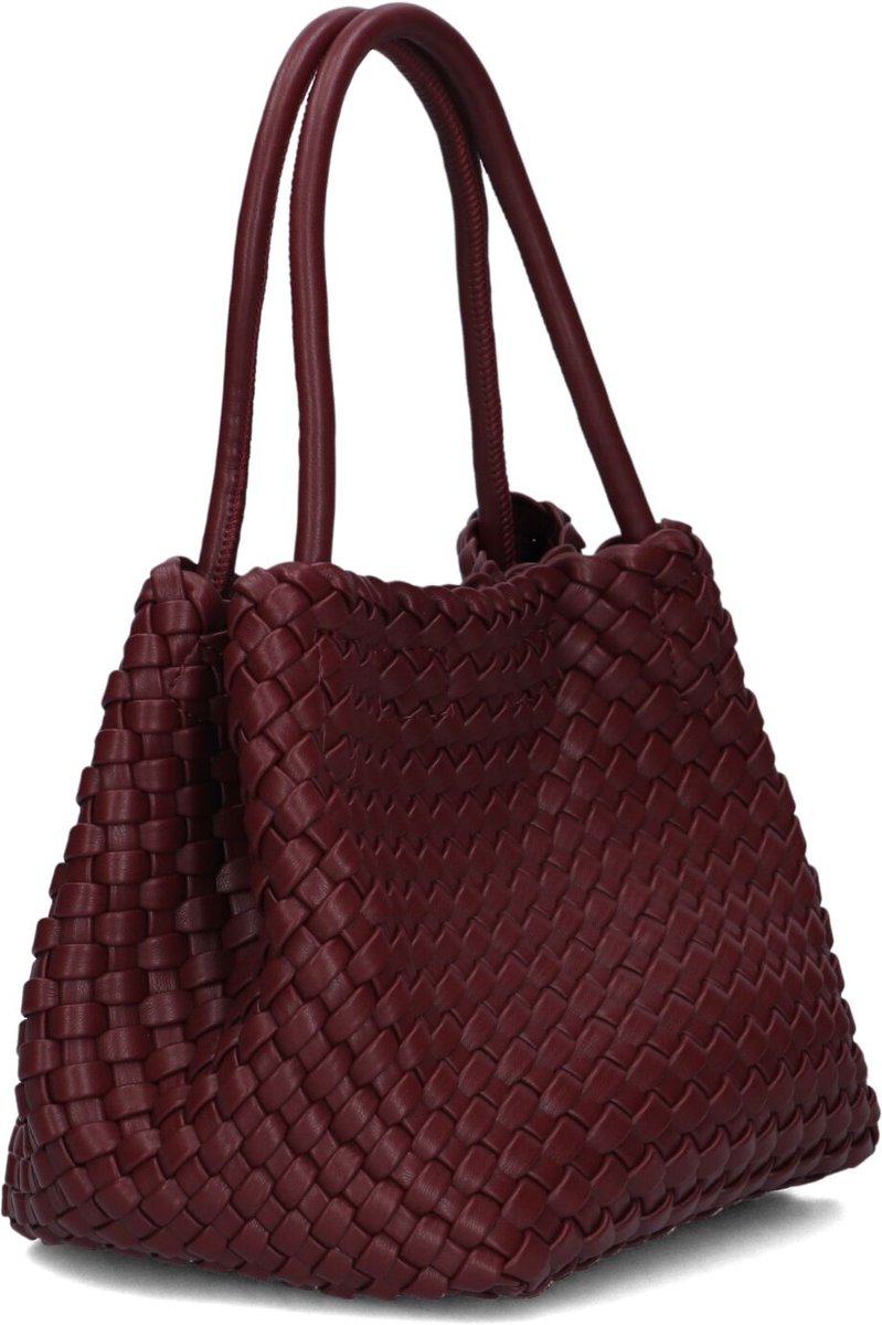 Hvisk Lily Braided Structure Handtassen Dames - Bordeaux - Maat ONESIZE