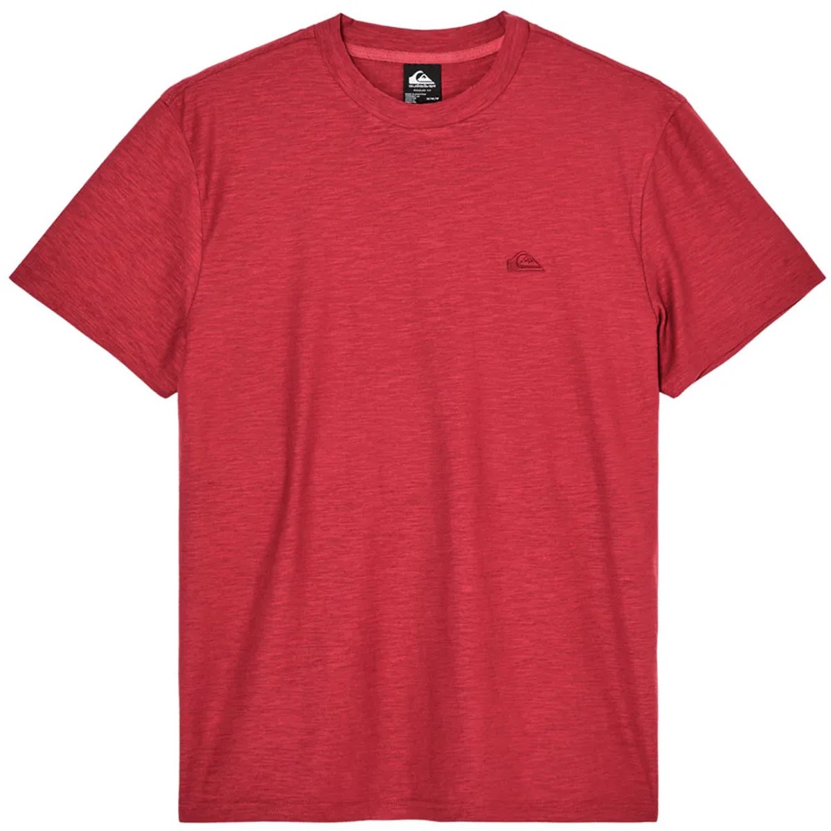 Quiksilver Slub Roundneck T-shirt Met Korte Mouwen Rood L Man