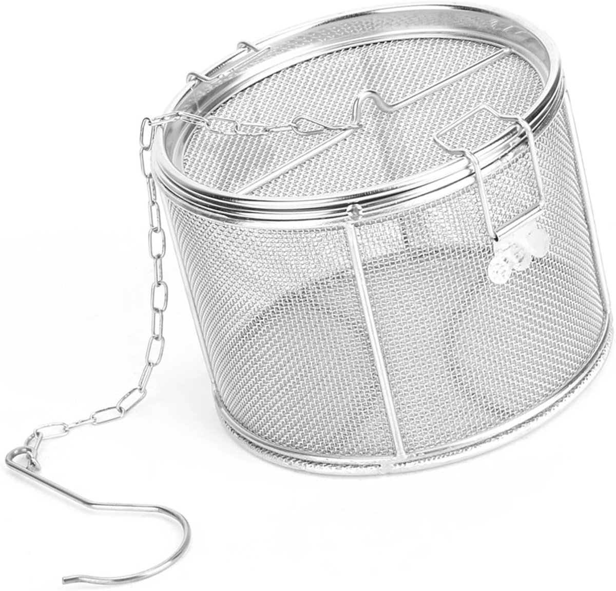 Dailygoods- Kruidenzeef Roestvrij Staal Groot - Theefilter voor Losse Thee - Specerijenzeef - Multifunctioneel - 14 x 10 cm - Duurzaam Ontwerp