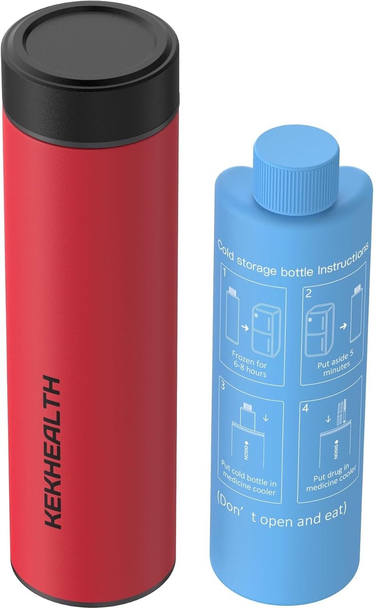 Compacte Insuline Koeler voor 1-3 Injectiepennen - Ideaal voor Reizen, Handzaam en Efficiënt