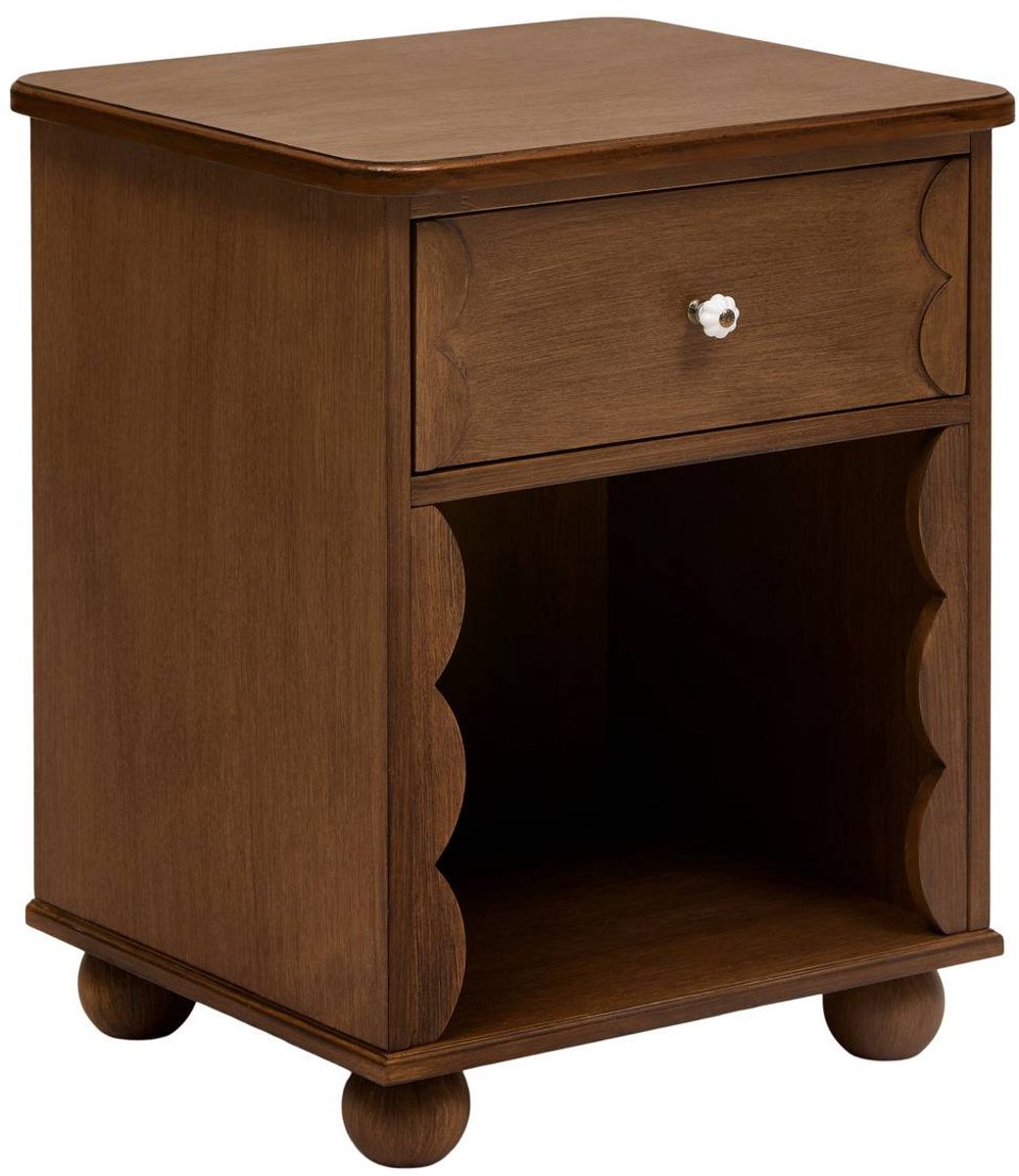 Atmosphera Créateur d'intérieur® Nachtkastje met 1 lade Mona 40 x 44,5 cm bruin Marron