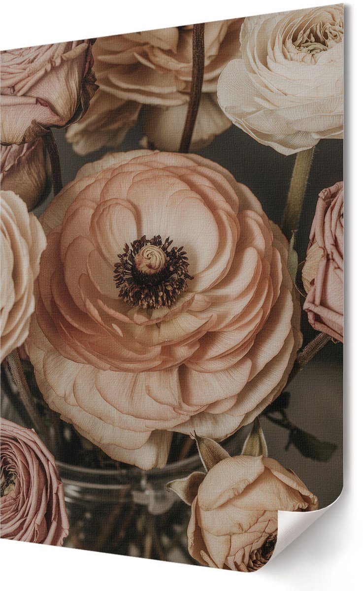 Coloray Polycanvas Wandposter - Sinaasappelboomgaard, Fotografie - A3 - Groen Poster - Rechthoek - Wandkunstwerk - Woonkamer, Slaapkamer, Kantoor - Klassiek