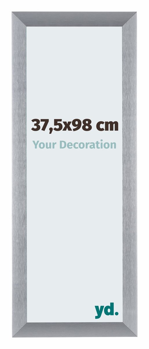 yd. Your Decoration - Fotolijst 37,5x98 cm - Aluminium - Zilver Geborsteld - Tucson