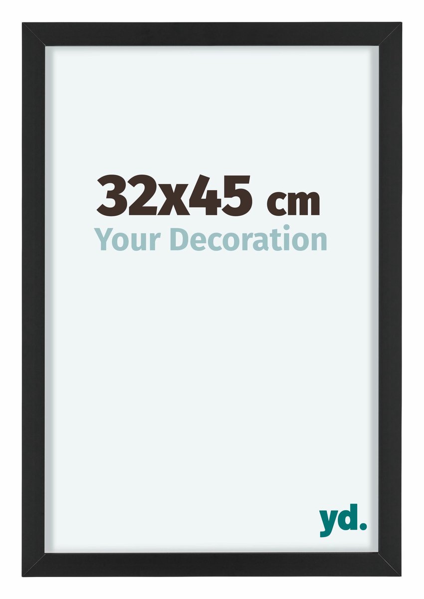 yd. Your Decoration - Fotolijst 32x45 cm - Aluminium - Zwart - Virginia
