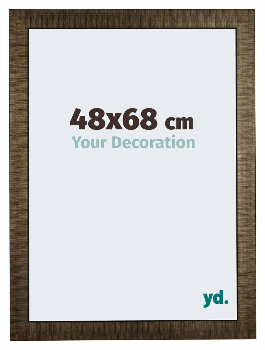 yd. Your Decoration - Fotolijst 48x68 cm - Hout - Champagne Geborsteld - Leeds