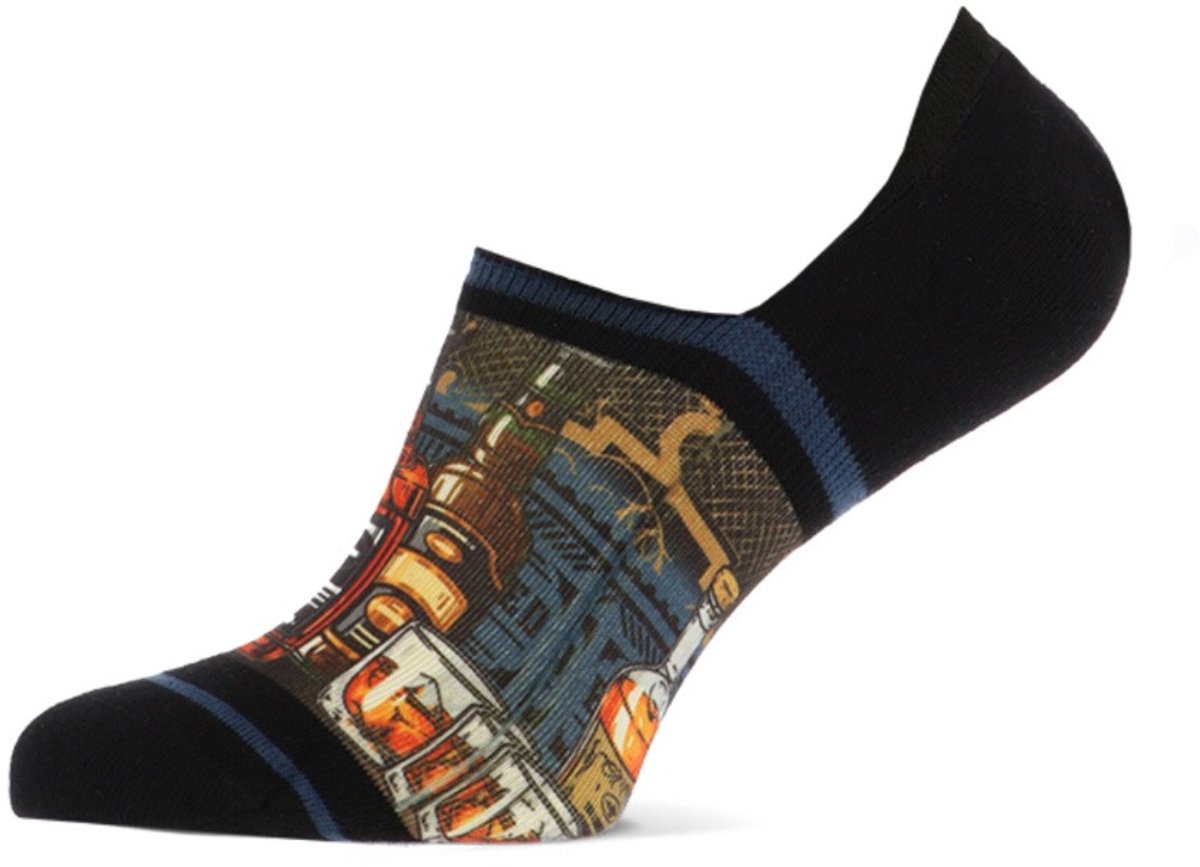 XPOOOS heren footies whiskey multi