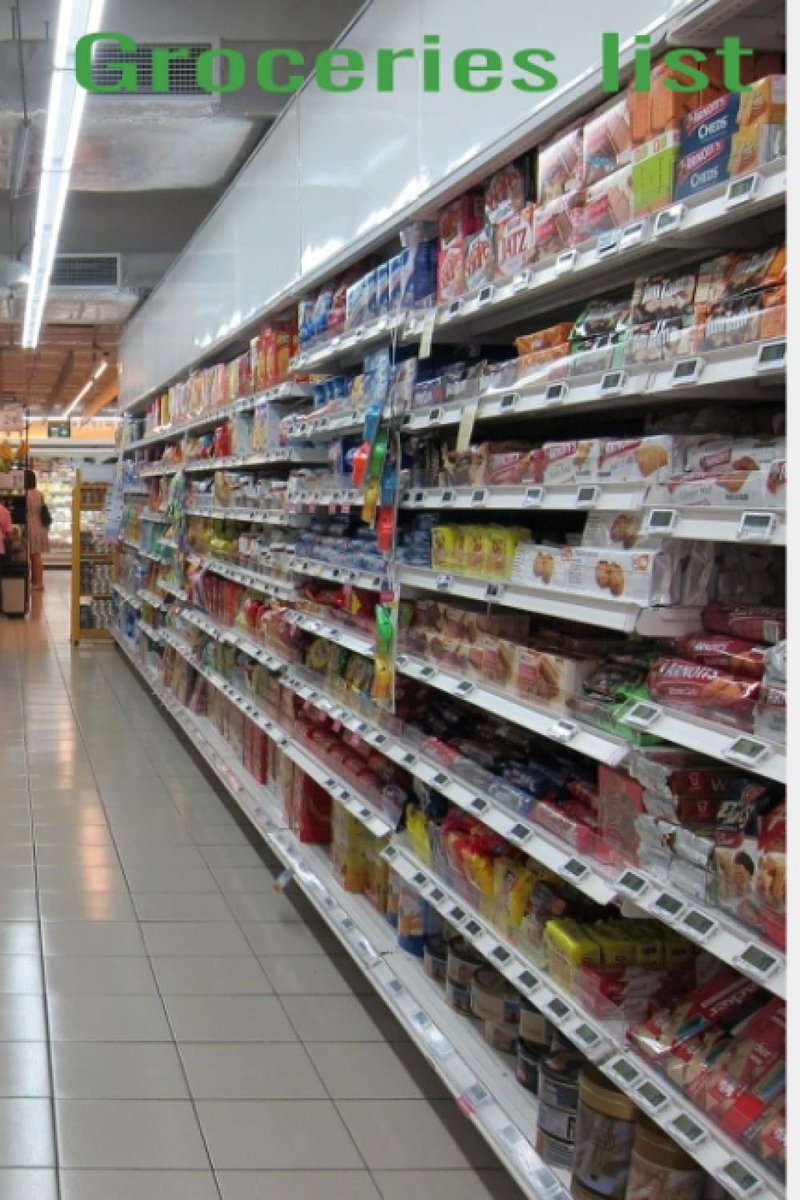 Groceries List: Reminder - ShopVlot