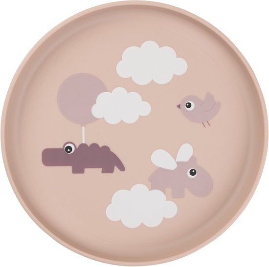 Done By Deer Foodie Plate Happy Clouds Powder van Done by Deer — afbeelding 2