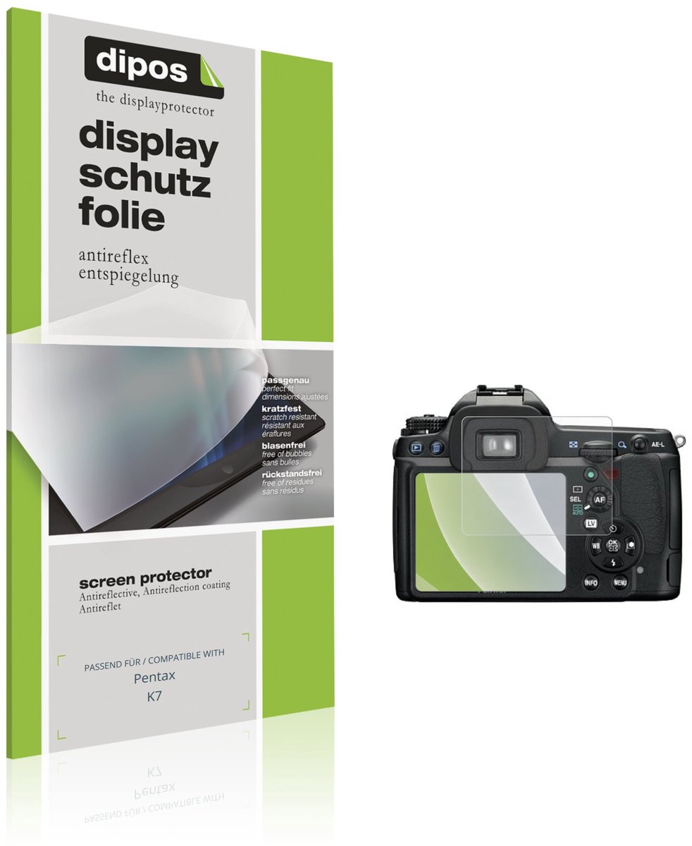 dipos – 4x Matte Beschermfolie geschikt voor Pentax K7 | Krasbestendige & antireflecterende Screenprotector Ultra-Thin