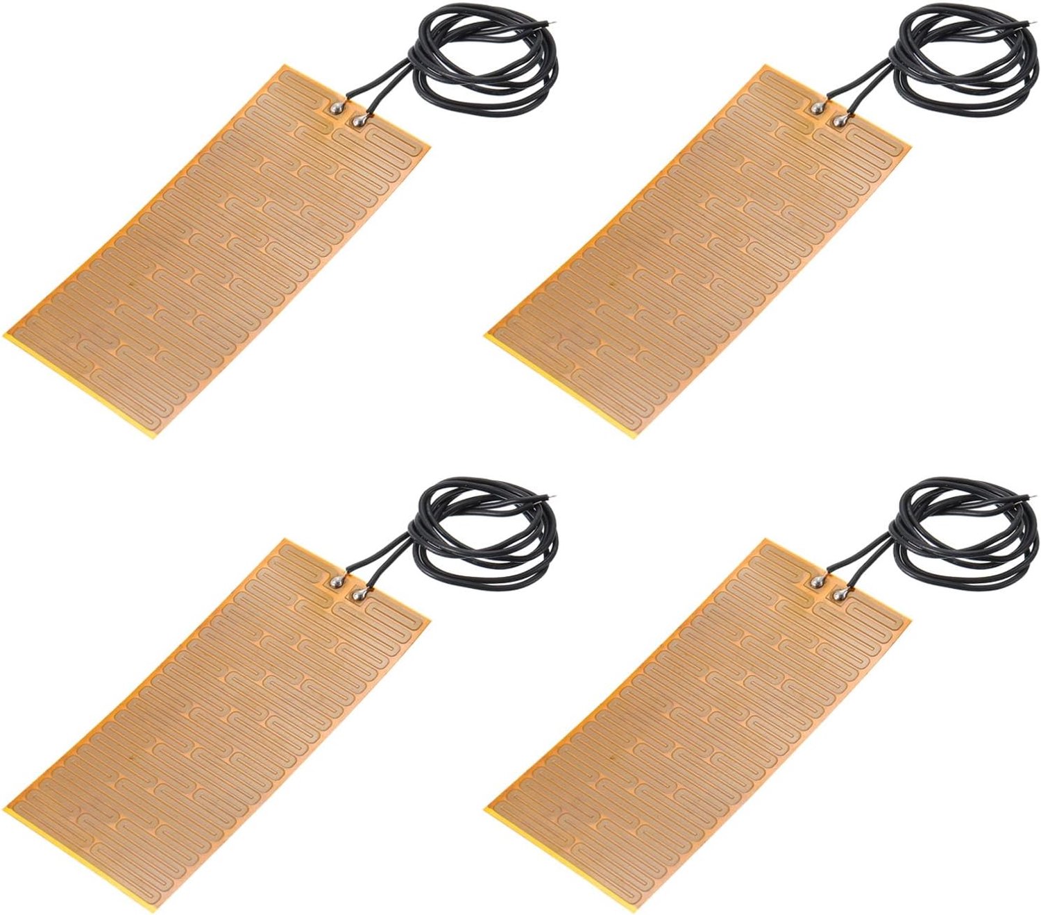 Folieverwarmingsplaat 94 x 40 mm - 15 W, 24 V - zelfklevend - ideaal voor temperatuurregeling - 4 stuks - m-winkel