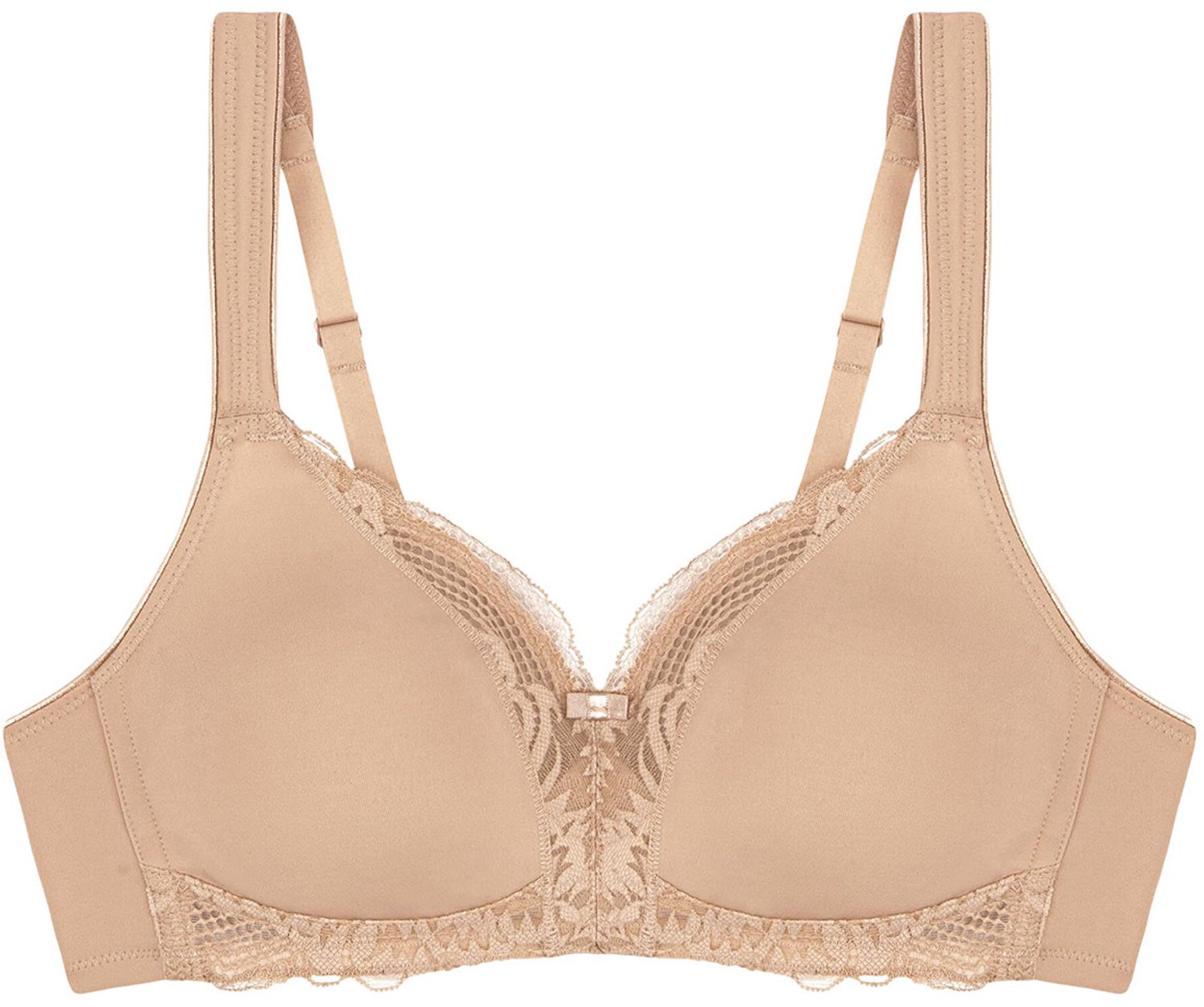 Triumph Bügelloser BH Modern Lace+Cotton Beige
