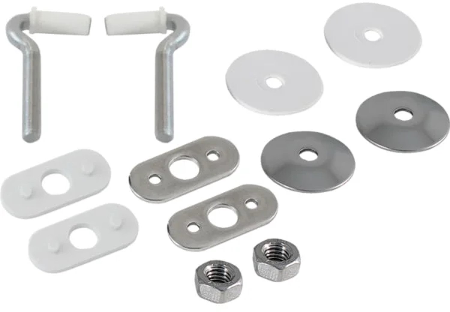Geberit set scharnieren voor Bambini wc-zitting bevestiging van onderen (2 st.), 598015000