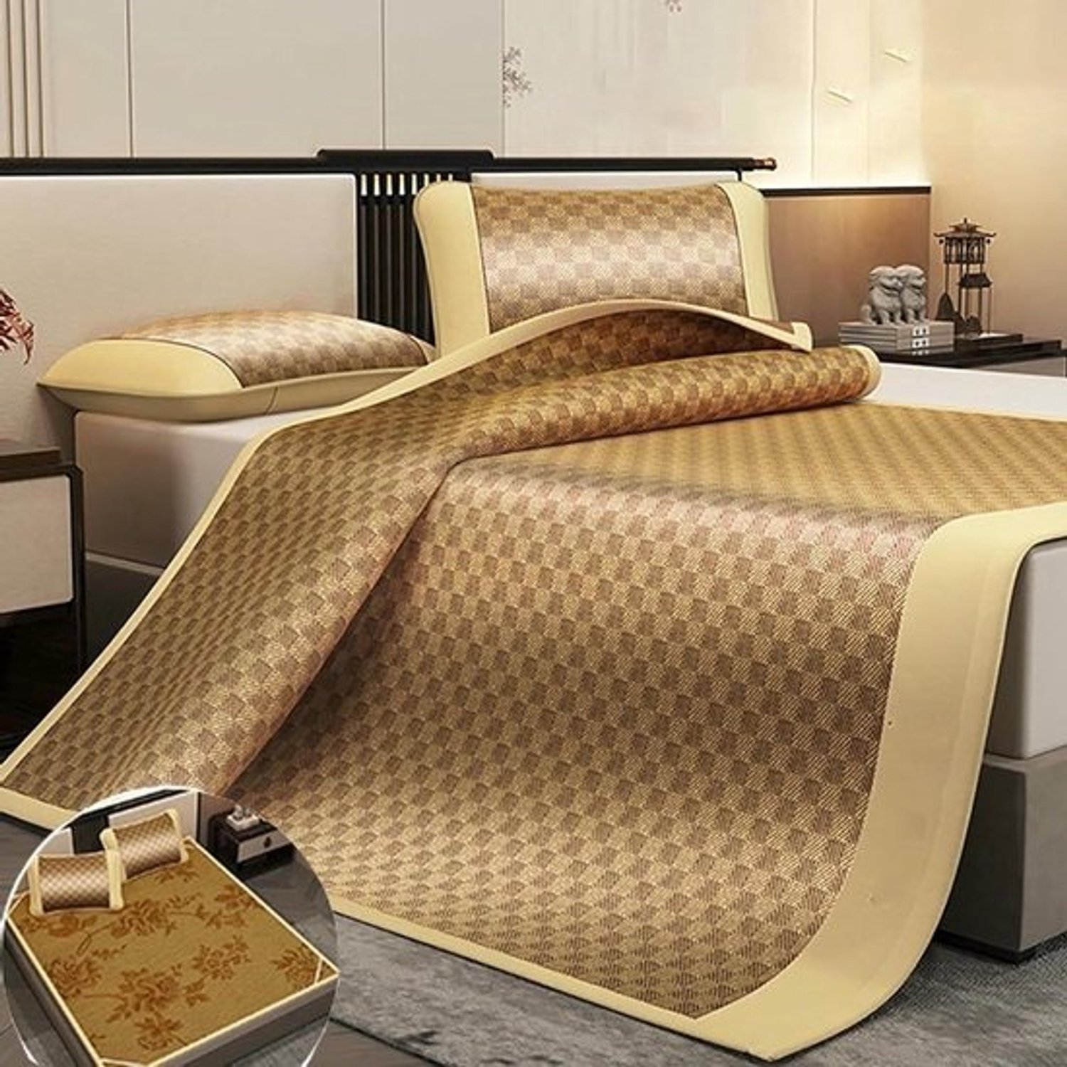 Opvouwbare koelmat - Zomermat - Comfortabel slapen - Dubbelzijdig ontwerp - 200x220 cm - Niet gespecificeerd