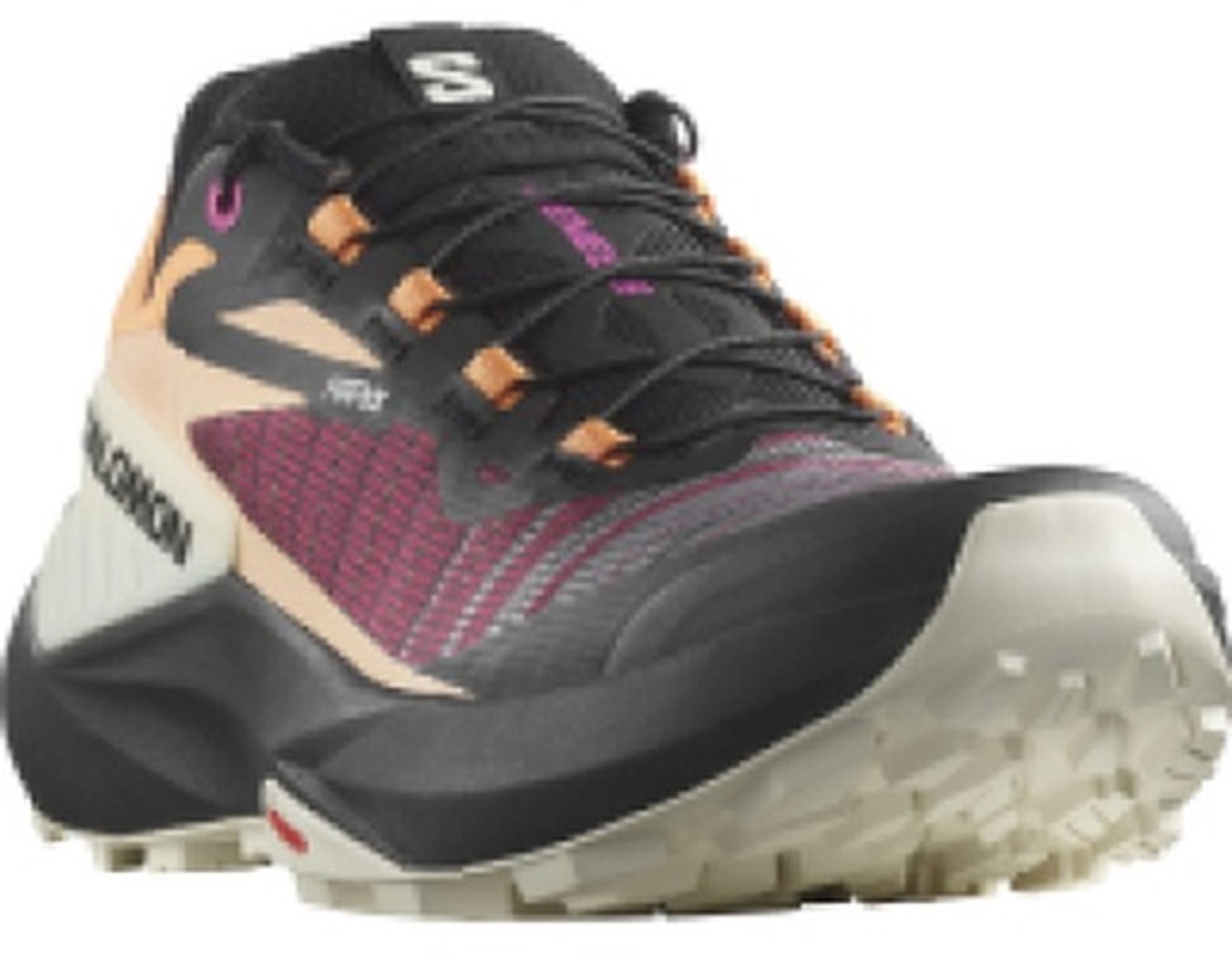 Salomon GENESIS W Trail hardloopschoenen Bird Of Paradise/ /Almond Milk 38 Zwart