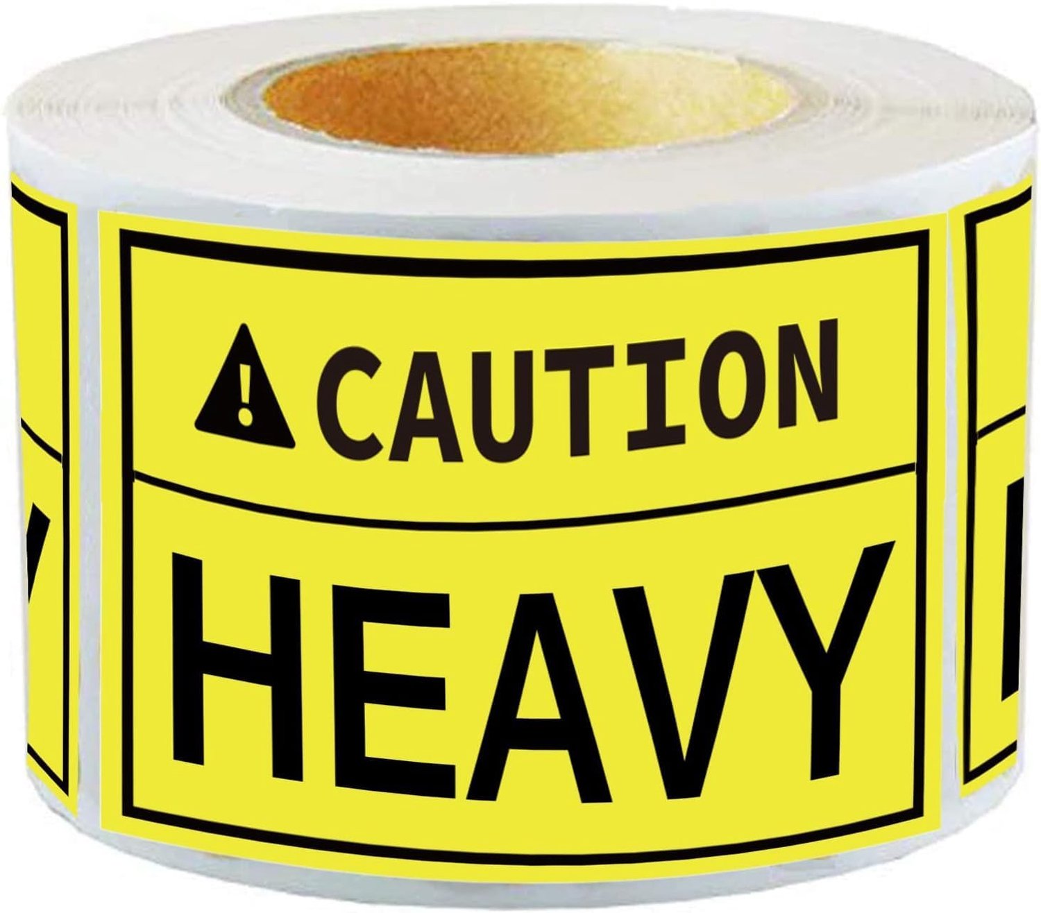 300 stuks CAUTION HEAVY Etiketten, Gele Heavy Box stickers (LET OP ZWAAR), doos, 5,1 x 7,6 cm voor zware dozen van meer dan 15 kg, Amazon FBA Vendor Logistiek