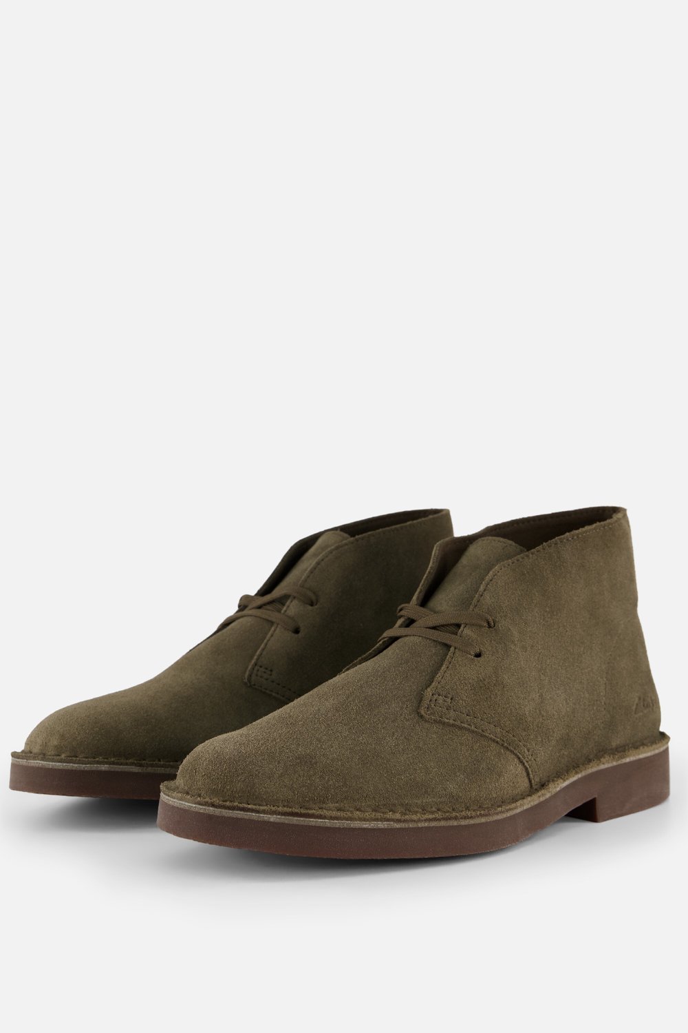 CLARKS Desert Bt Evo. Heren Veterschoenen - Dark Brown Lea