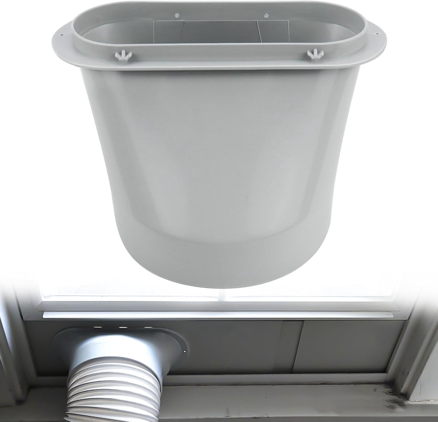Hose Adapter voor Mobiele Airconditioners - 150 mm Afvoerslang Aansluiting voor Raaminstallaties en Ventilatie