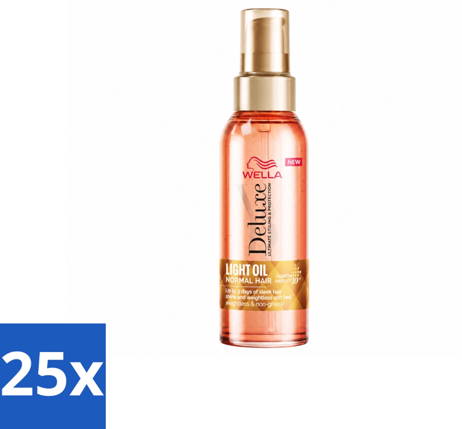 25 x Wella – Deluxe Oil Light – Haarolie – 100 ml - Voordeelverpakking - 25 stuks