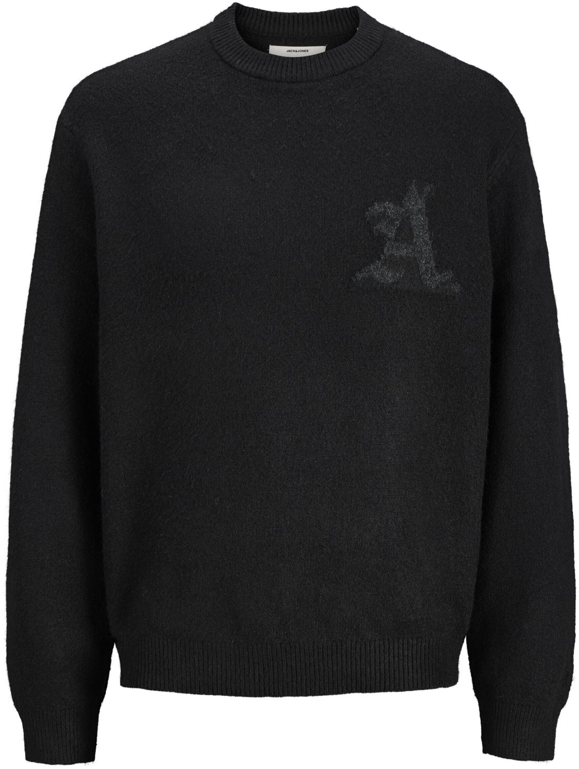 Jack & Jones - Heren pull - Maat M - Mannen - ZWART - polyester