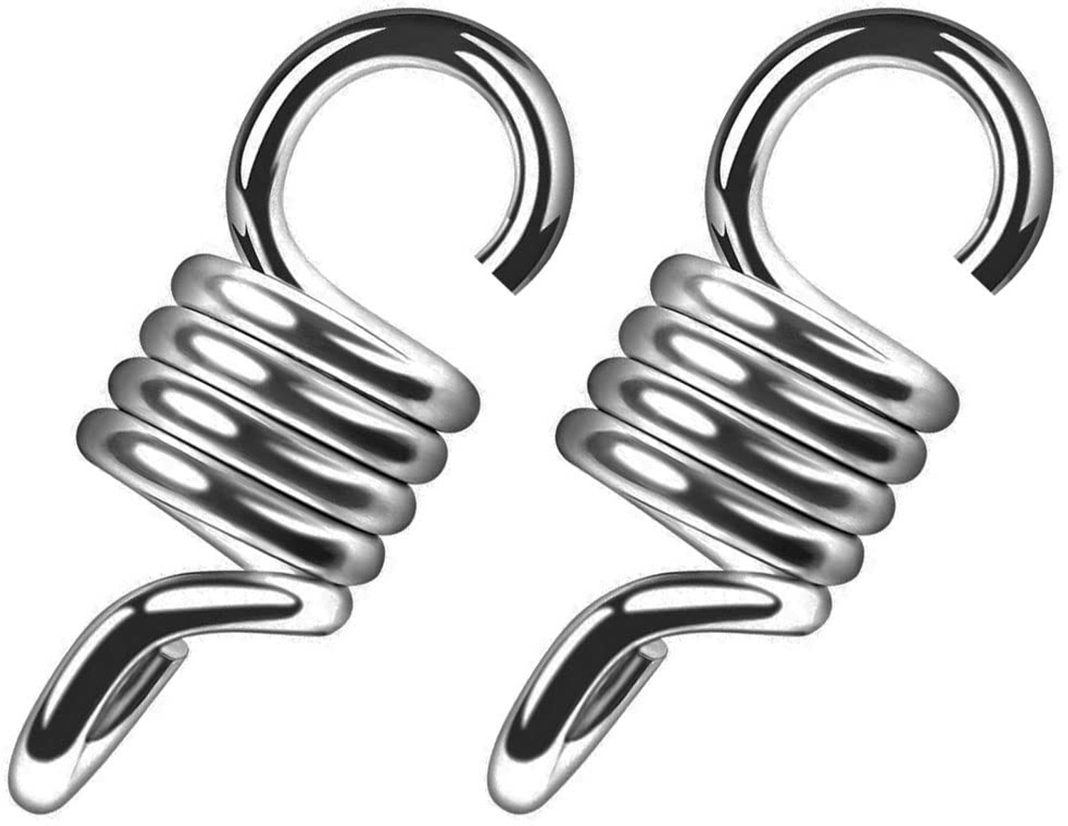 Set van 2 RVS Veerhaakjes voor Hangstoelen en Hangslingers