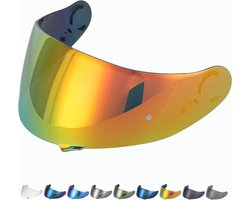 Compatibel vizier voor Shoei GT Air 2 - Neotec - CNS1 - Pinlock-ready - Antikras en anticondens - Rood
