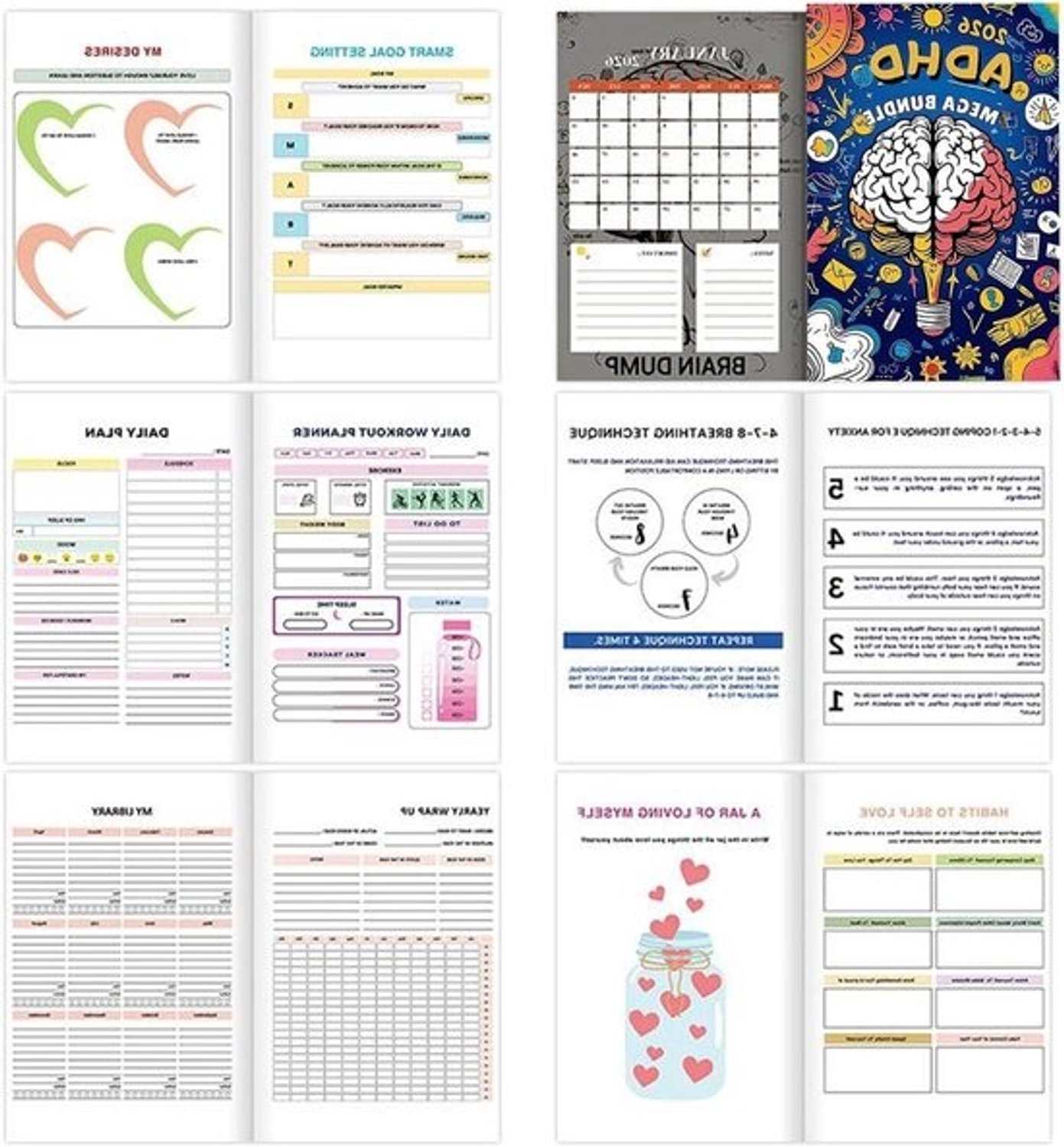 Planner Met Tijdsvakken - Wekelijkse Kalender Notitieboek - Doelen Behalen - Geïntegreerde Maaltijdplanning - 21 x 14 cm - A
