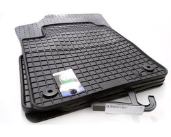 Matten geschikt voor Up! Premium all-weather rubberen matten vloermatten, all-weather, 4-delig zwart incl. bevestiging