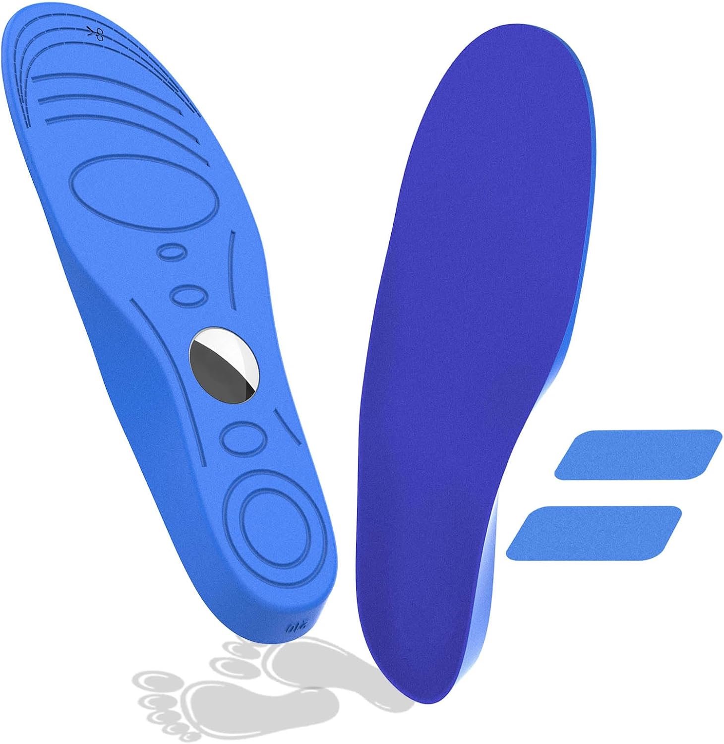 Inlegzool voor kinderen voor Airtag, schoenzool, hoes, verborgen compatibel met Airtag, veiligheid voor je kinderen en senioren onderweg (blauw, 25,5 - 27 cm)