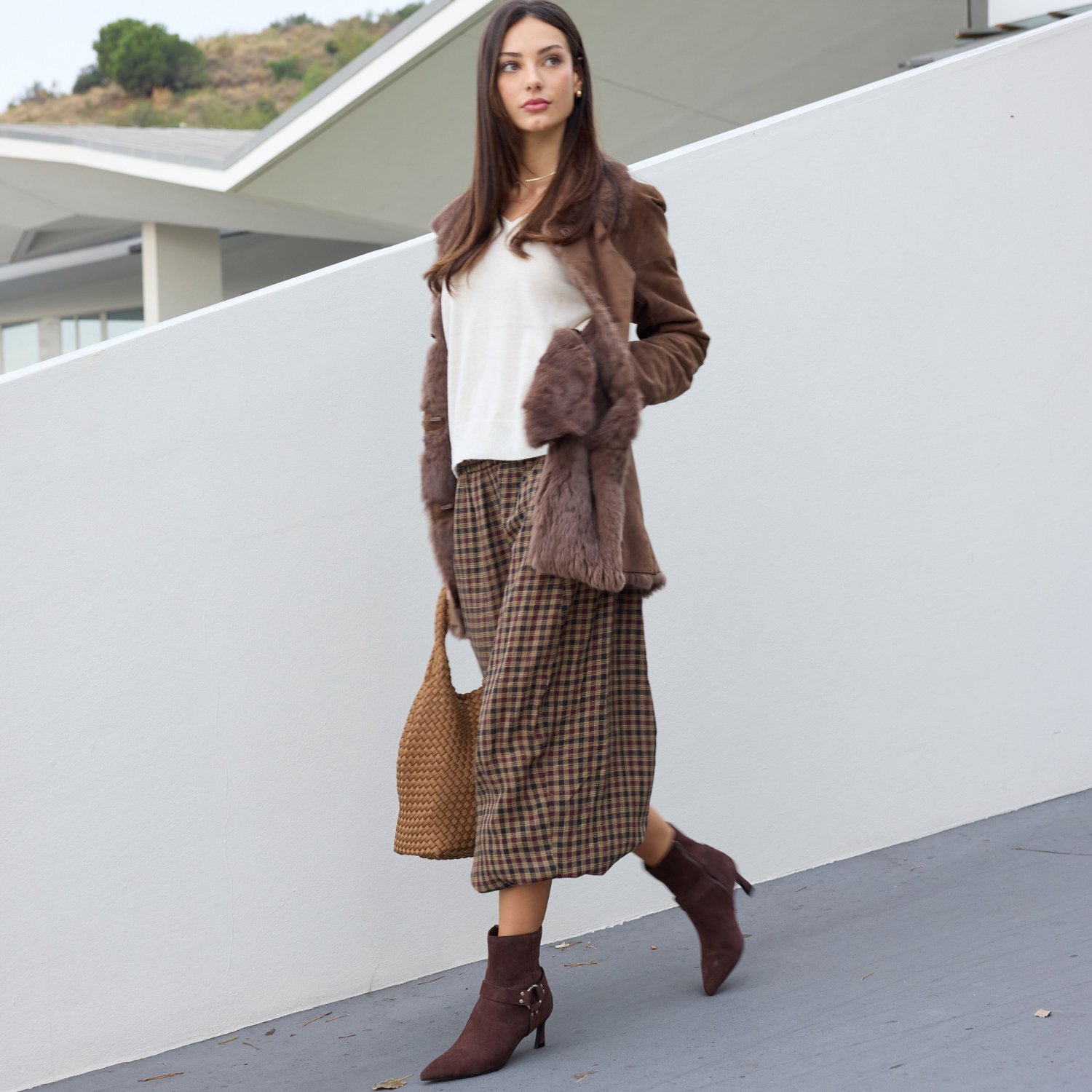 La Strada Enkellaars Bruin - Damesschoenen - Maat - 38