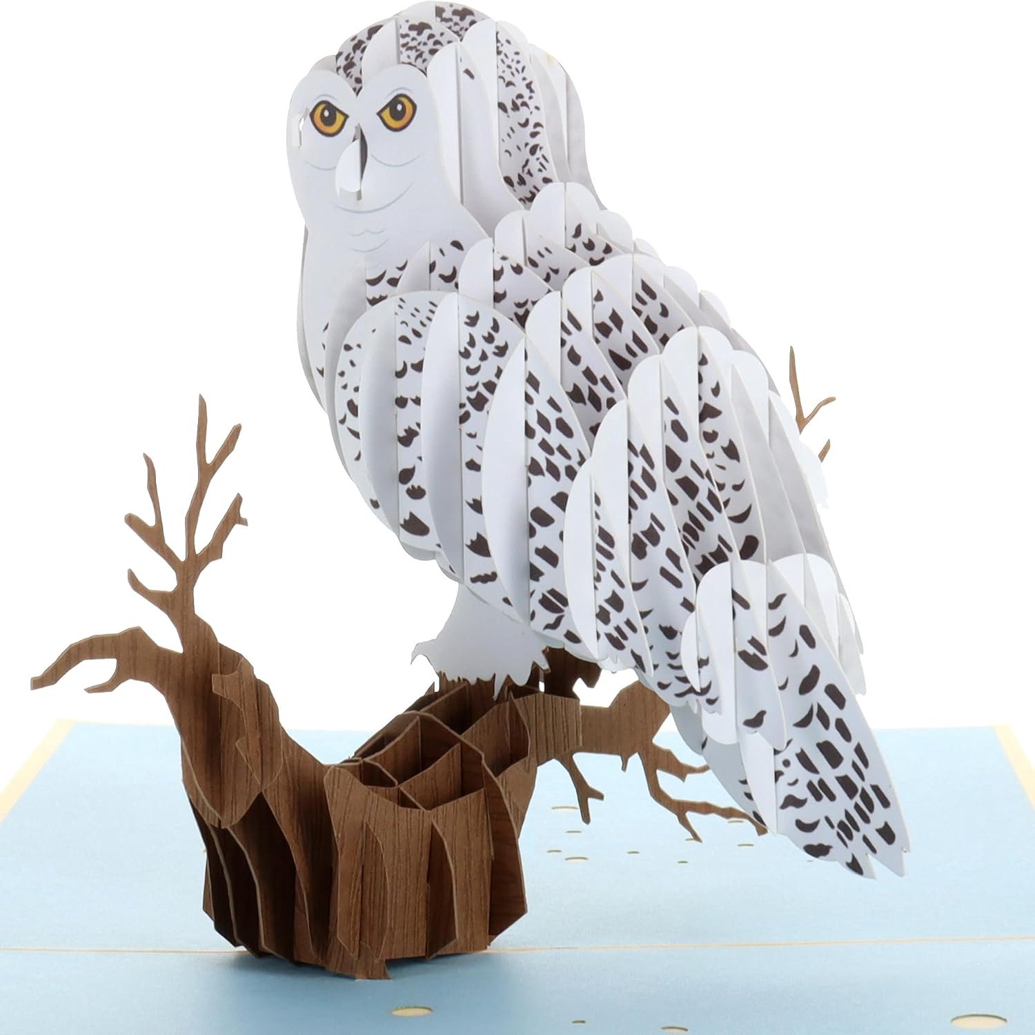 Owl 3D pop-up wenskaart - dier, dierentuin, schattige vogel, nachtdieren, plezier, afstuderen, gelukkige verjaardag, gewoon omdat, liefde, vriendschap, dank u, speciale