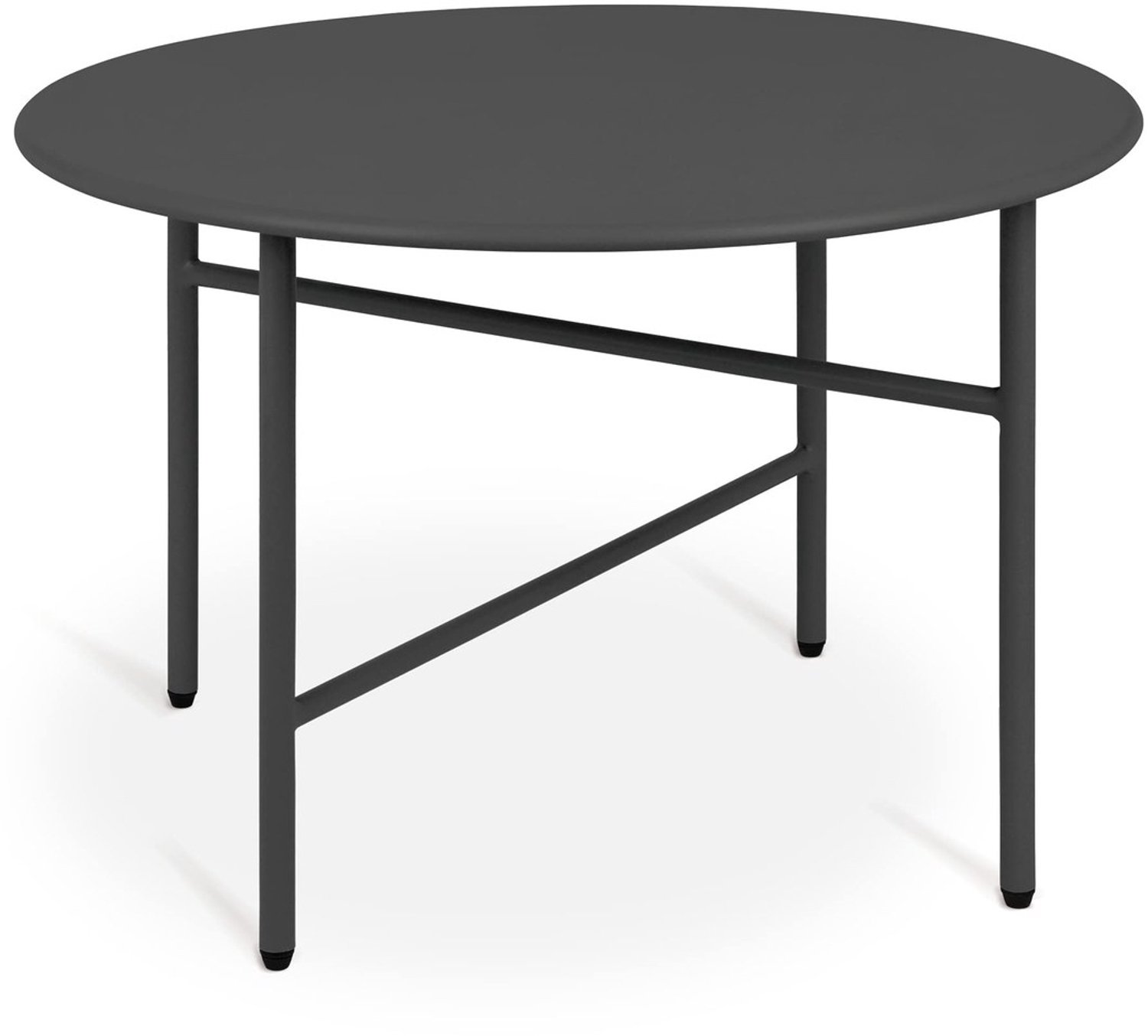 Duraxl Salontafel - Rond - Metaal - Krasbestendig Zwart
