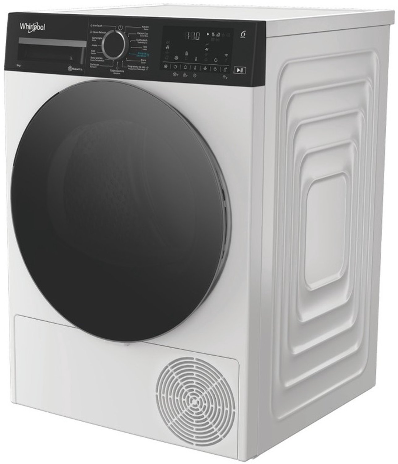 Whirlpool 9 kg, A, 79 kWh/100, 60 dB, 600 W, Wit White