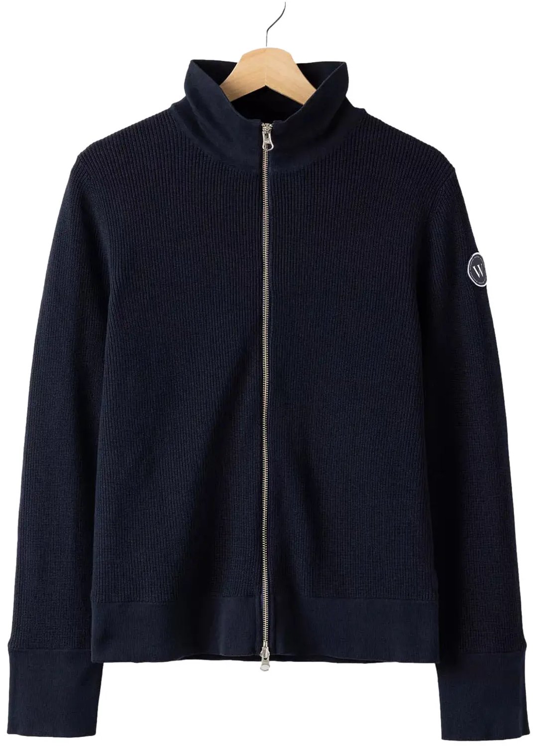 Vrouwelijke full zip hoodie Holebrook Lisen WP Blauw
