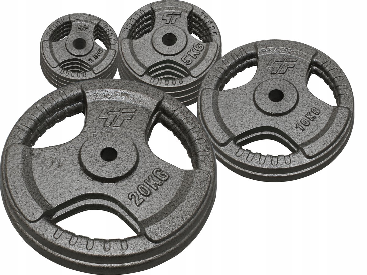 Platinum Fitness 90kg Gietijzeren Halterset 29mm