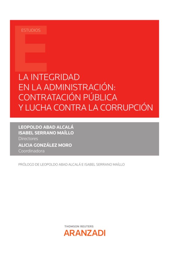La integridad en la Administración: contratación pública  ... - cover