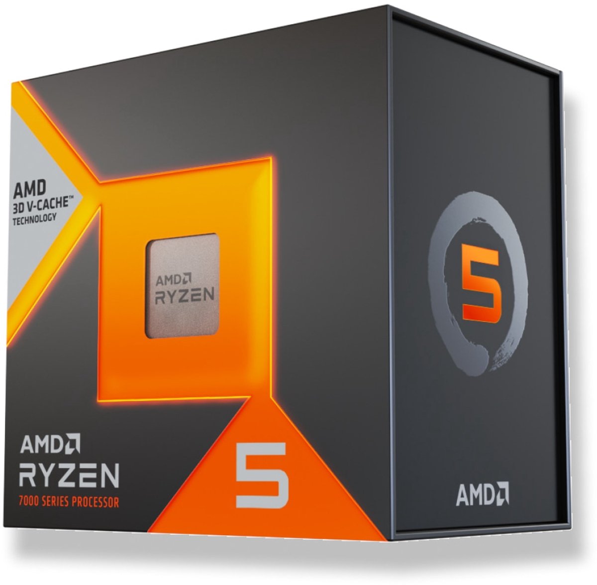 AMD Ryzen 5 7500X3D, 4.0 GHz (4.5 GHz Turbo Boost) processor