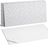 Grijs Abstract lijnpatroon - 40 cm x 20 cm - 10 stuks